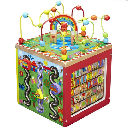 Pick up only~ ALEX Discover My Busy Town Wooden Activity Cube