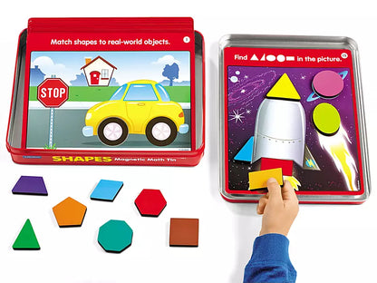 Lakeshore Shapes Magnetic Math Tin