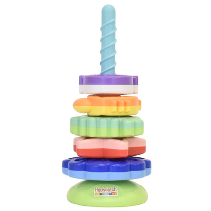Hopscotch Lane Spinning Stacker toy