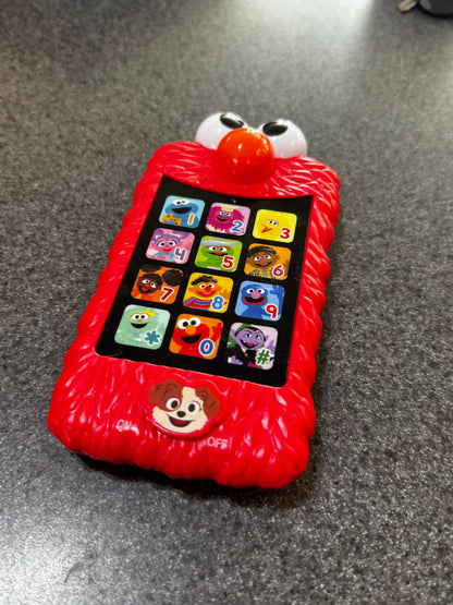 Sesame Street Learn with Elmo Electronic Learning Phone, 12 Learning Themes,