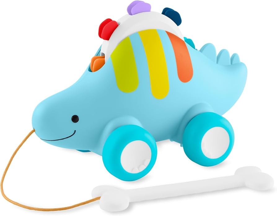 Skip Hop Explore & More Dinosaur 3-in-1 Musical Pull Toy