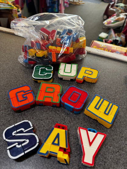 Lakeshore Alpha -Bots Transformer Letters