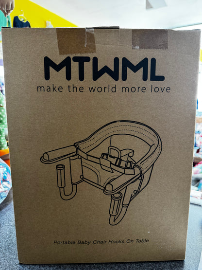 New~ MYWML feeding Chair with tray & Carry Bag