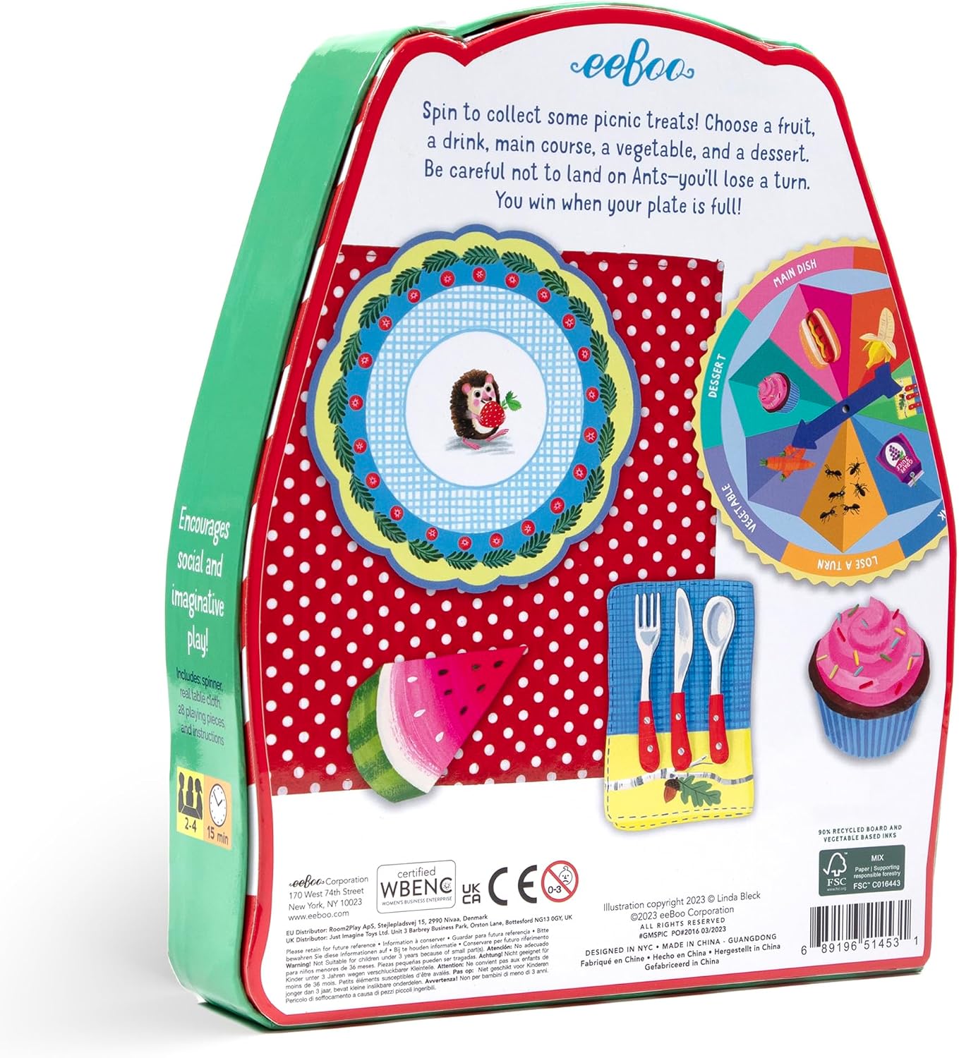 Spin to play Picnic Board Game