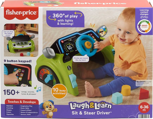 Pick up only ~ New Fisher-Price Laugh & Learn Sit & Steer Driver activity center