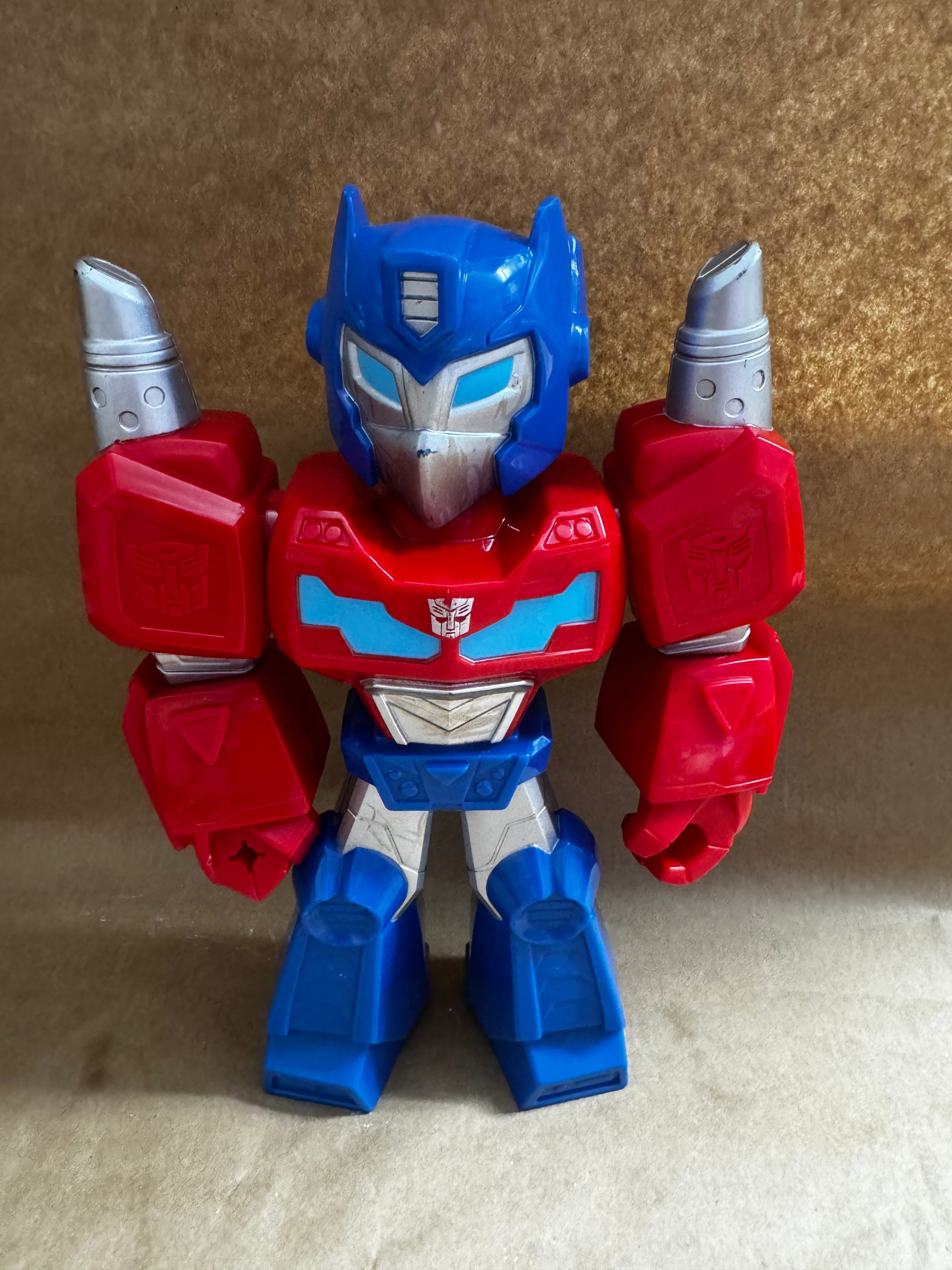 Transformers Rescue Bots Academy Mega Mighties Optimus Prime figure.