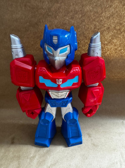 Transformers Rescue Bots Academy Mega Mighties Optimus Prime figure.
