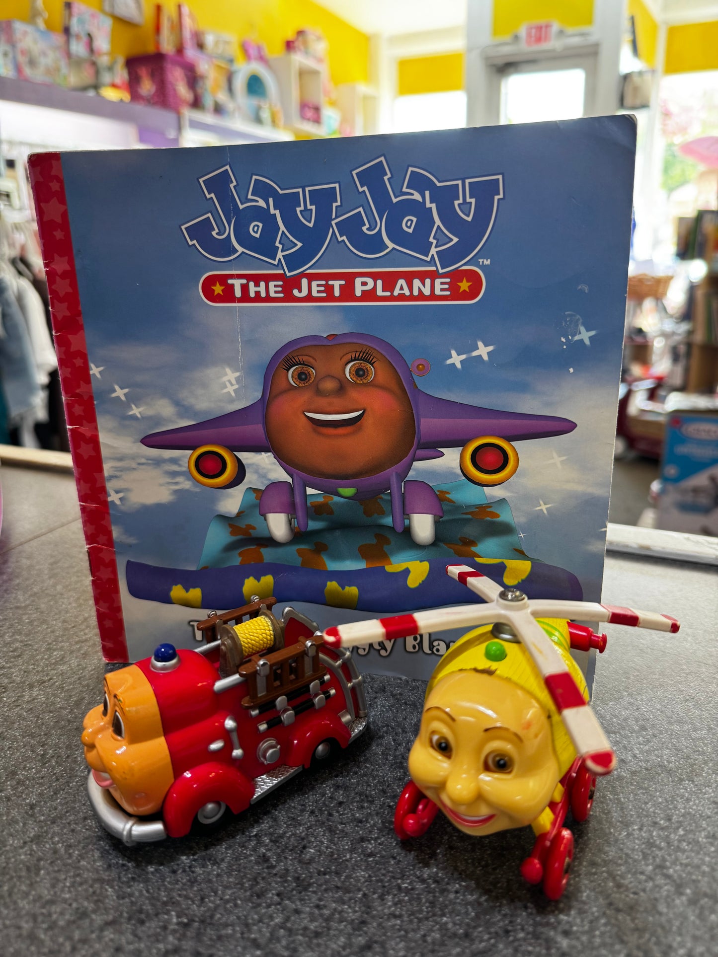 Jay Jay The Jet Plane book and Figures