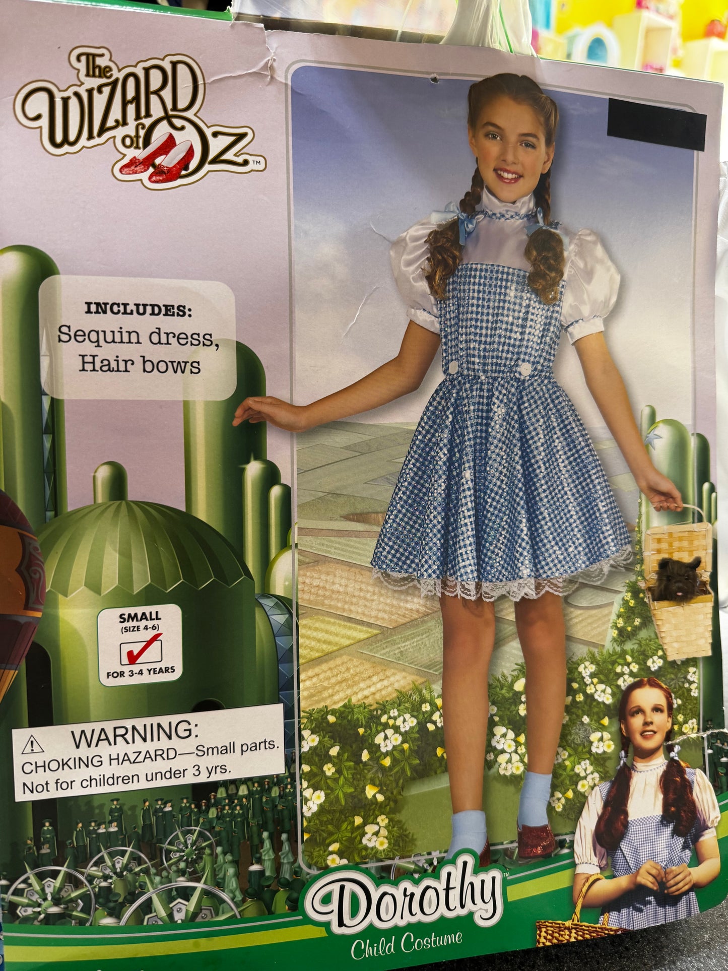 Wizard Of Oz Dorothy Costume size 4-6
