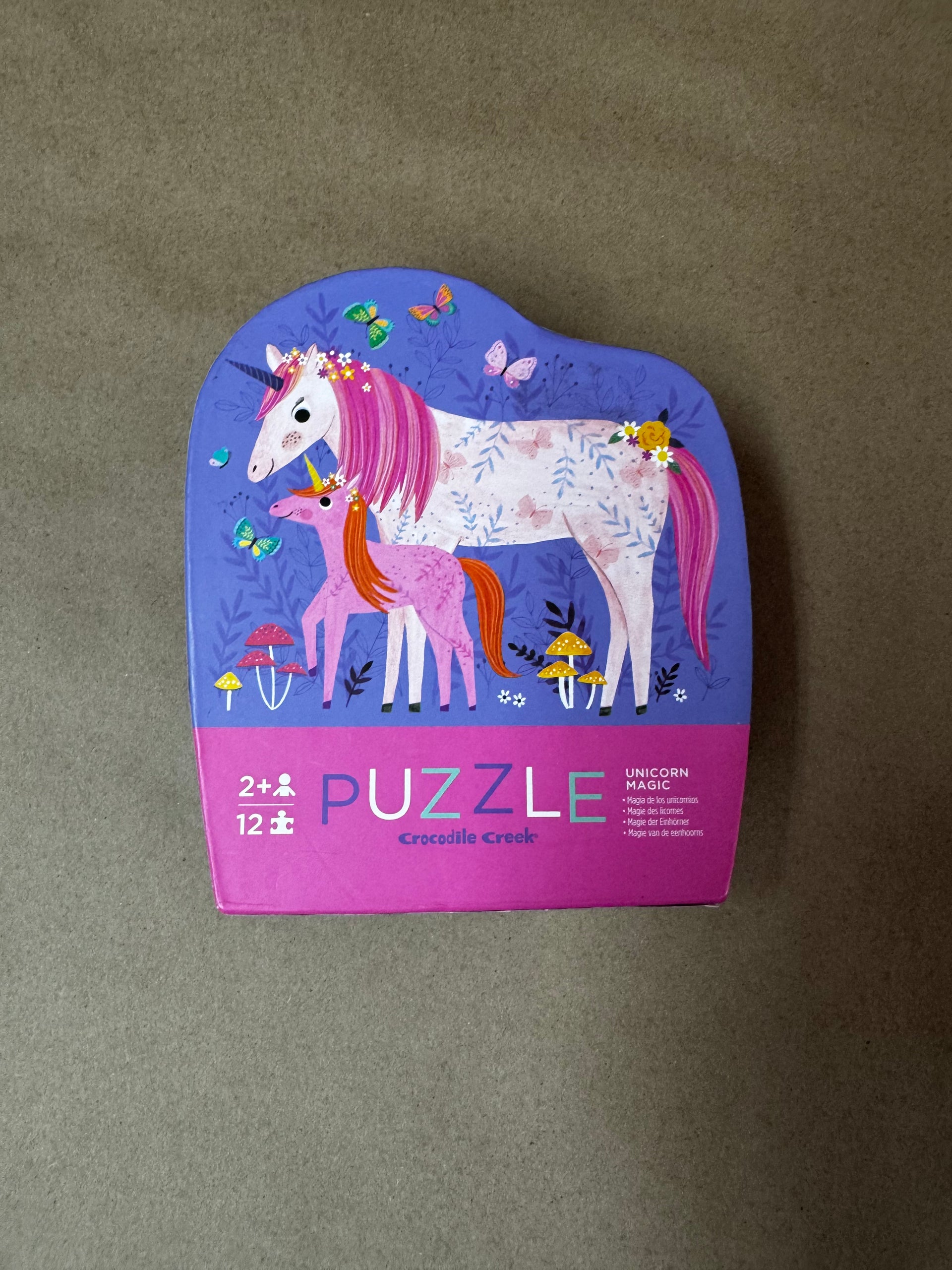 12 Pc Unicorn Magic Puzzle