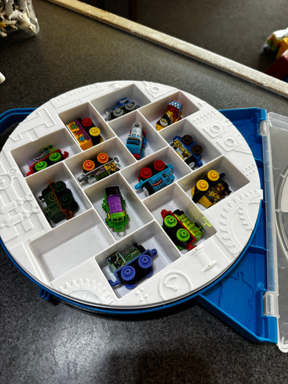 Thomas & Friends Train Tank Engine MINIS x14 in Travel Case Steam Team Classics