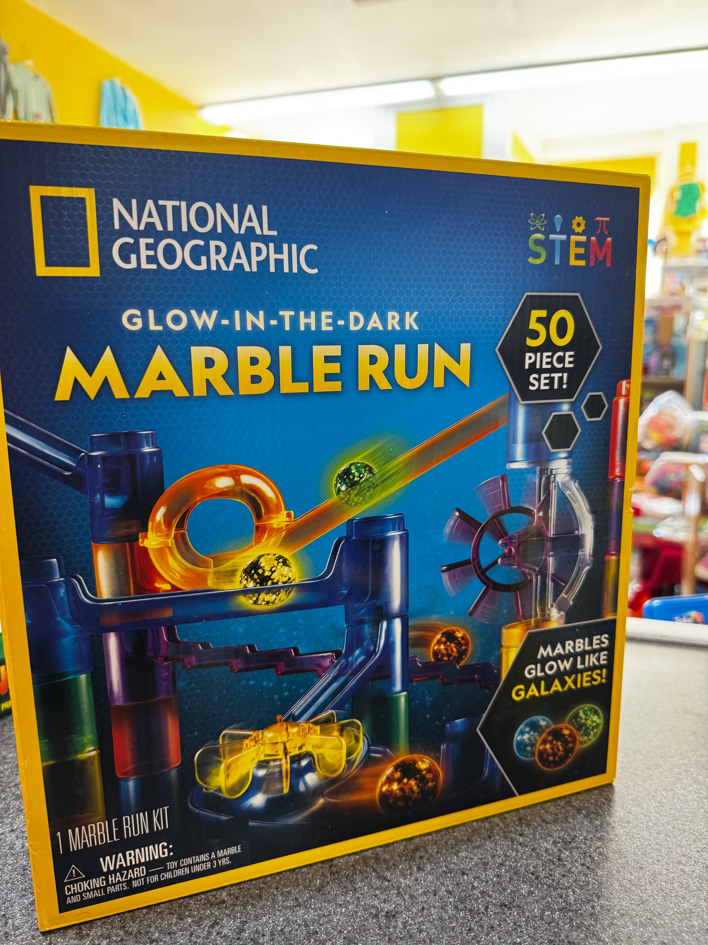 New~ National Geographic™ 50-Piece Glow-in-the-Dark Marble Run