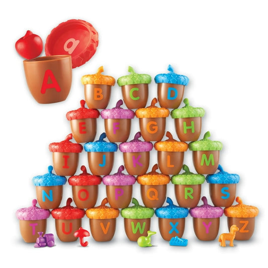 Learning Resources Alphabet Acorns Activity Set