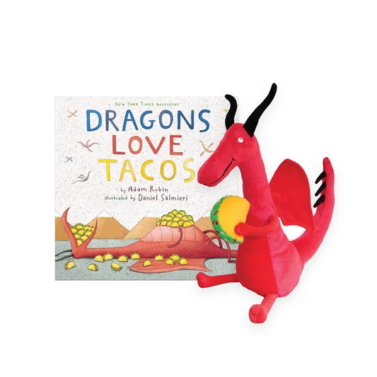 New~ Dragons Love Tacos Book and Toy Set
