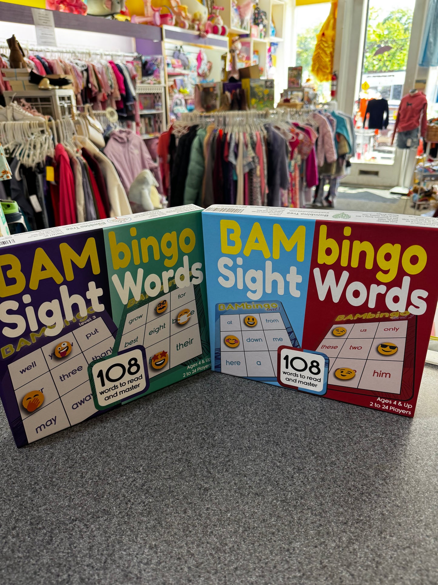 BAM Bingo Sight Words