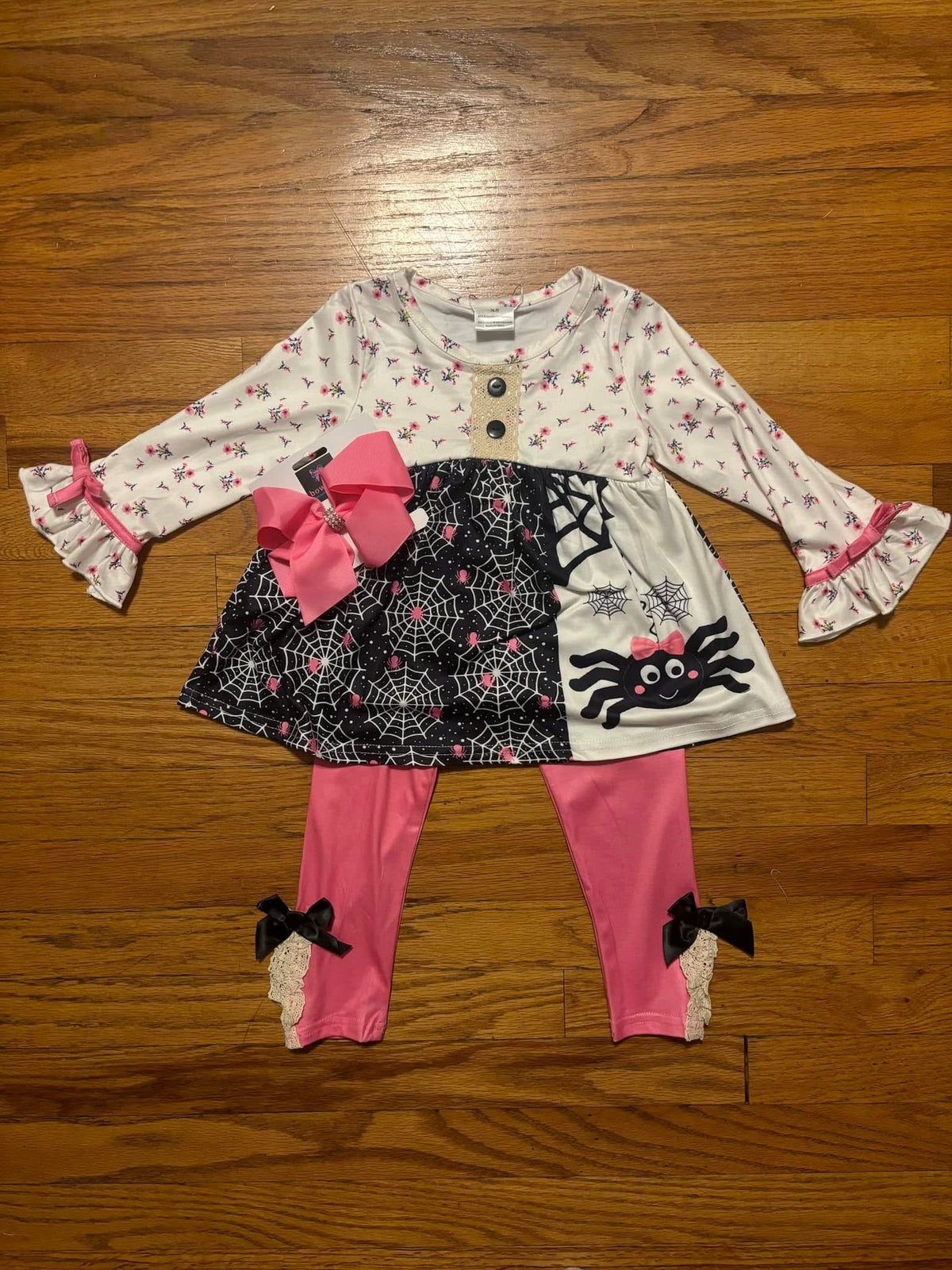 New~Halloween itsy spider 3 pc set