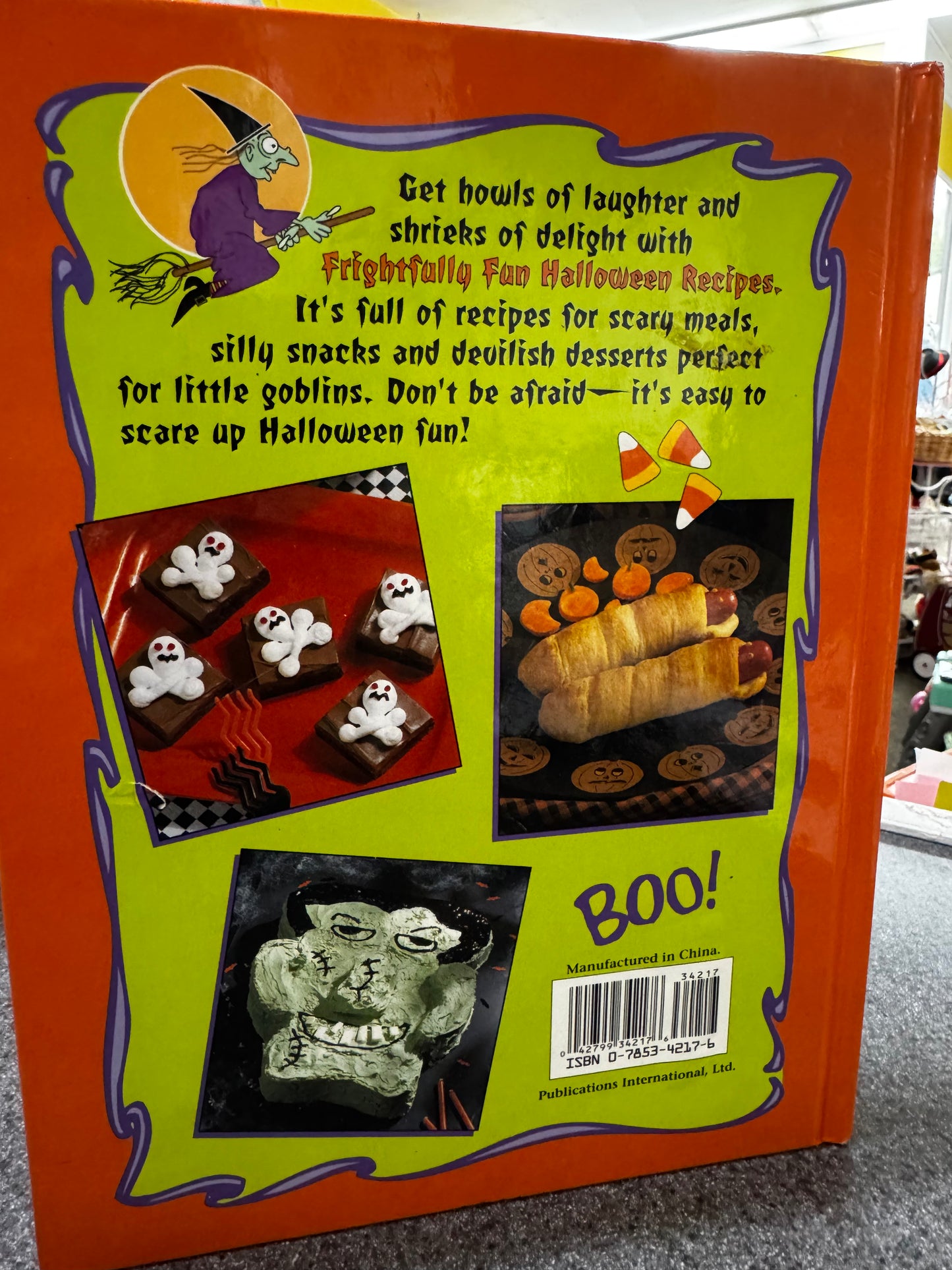 Frightfully Fun Halloween Recipes Book ( Hard Cover)