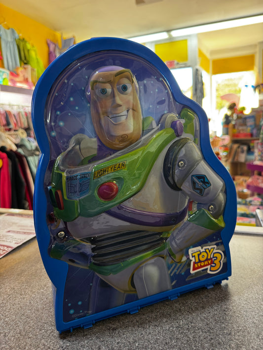 Disney Toy Story 3 Buzz Lightyear Action Figure / Buddy Pack Storage Case