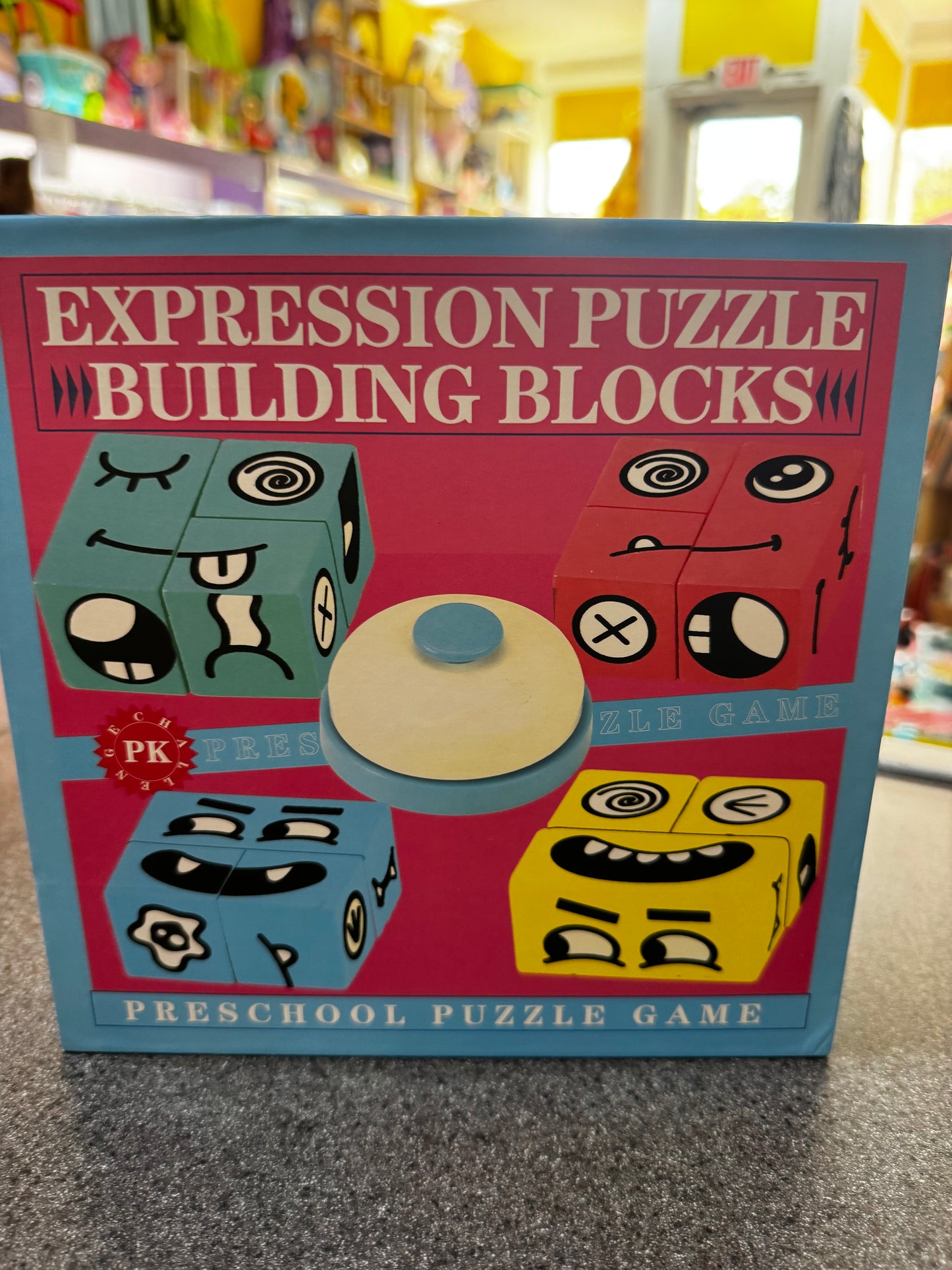 Expression Puzzle Building Blocks