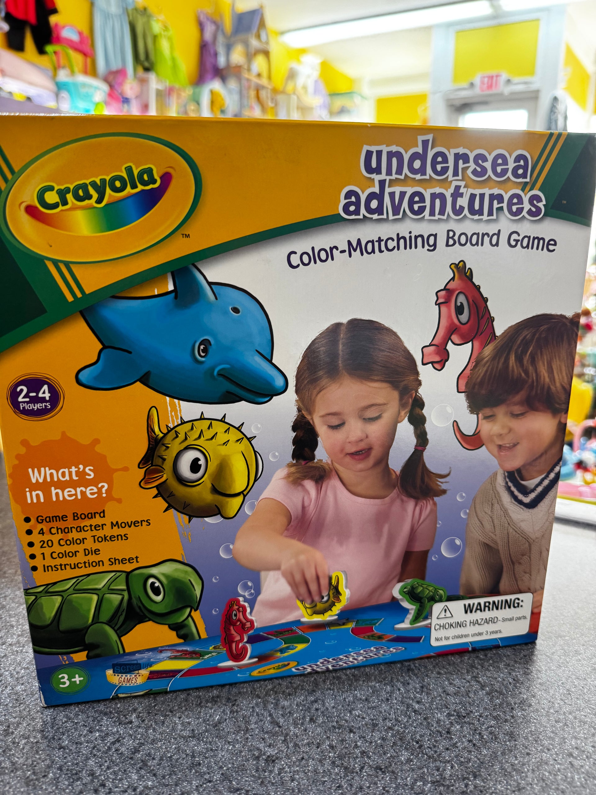 Crayola Undersea Adventures Color-Matching Board Game