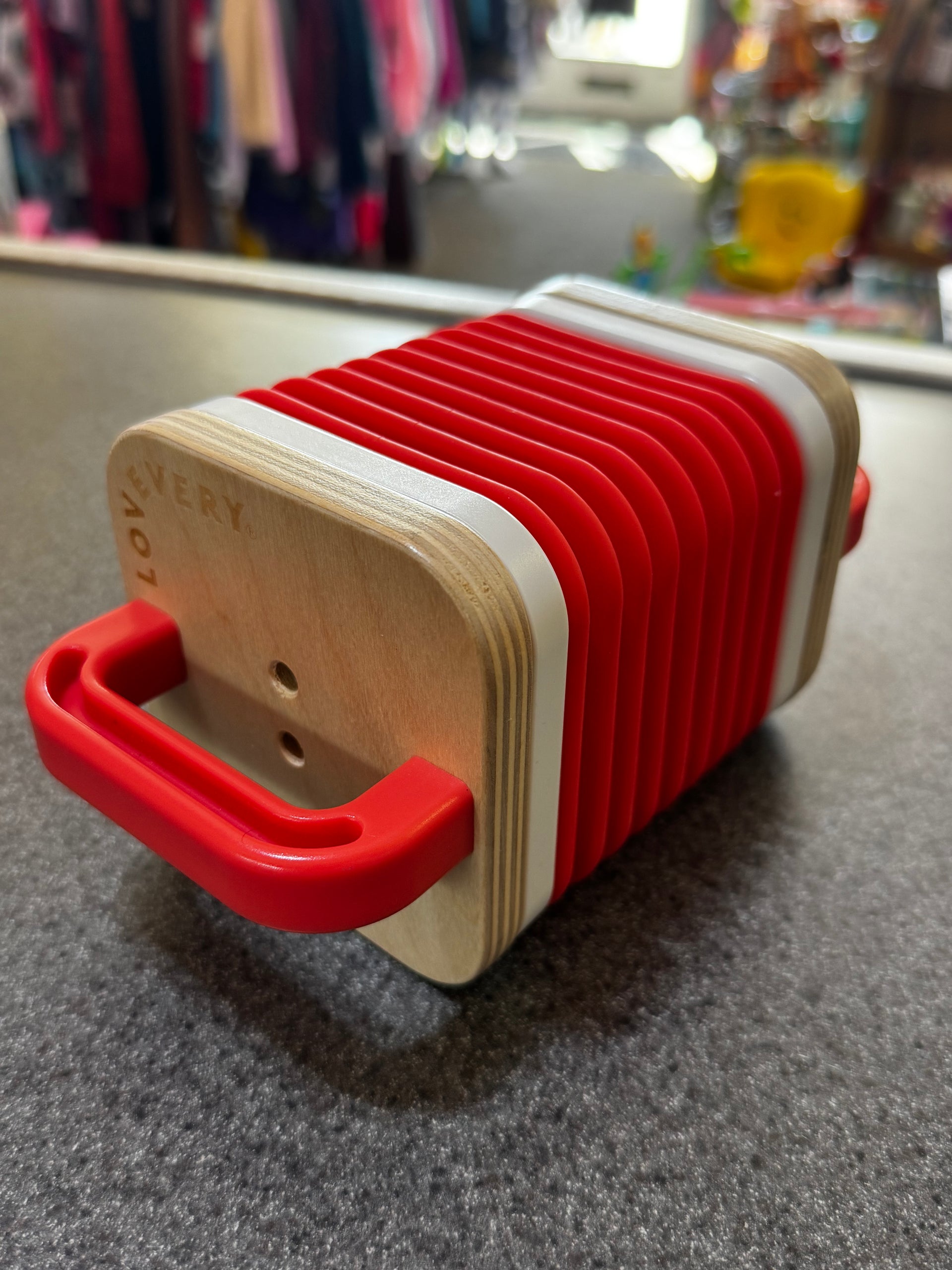 Lovevery accordion musical toy