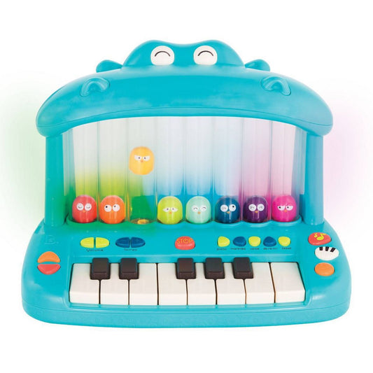 New~ B. toys Toy Piano for Kids Hippo Pop