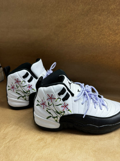 Air Jordan 12 Retro GS "Floral" sneakers jr.’s sz 5.5