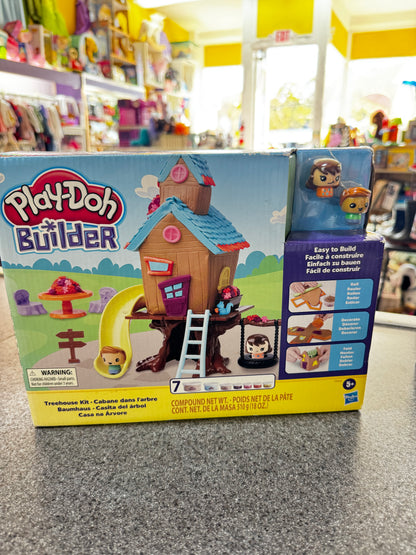 New~ Play-Doh Builder Treehouse Toy Building Kit