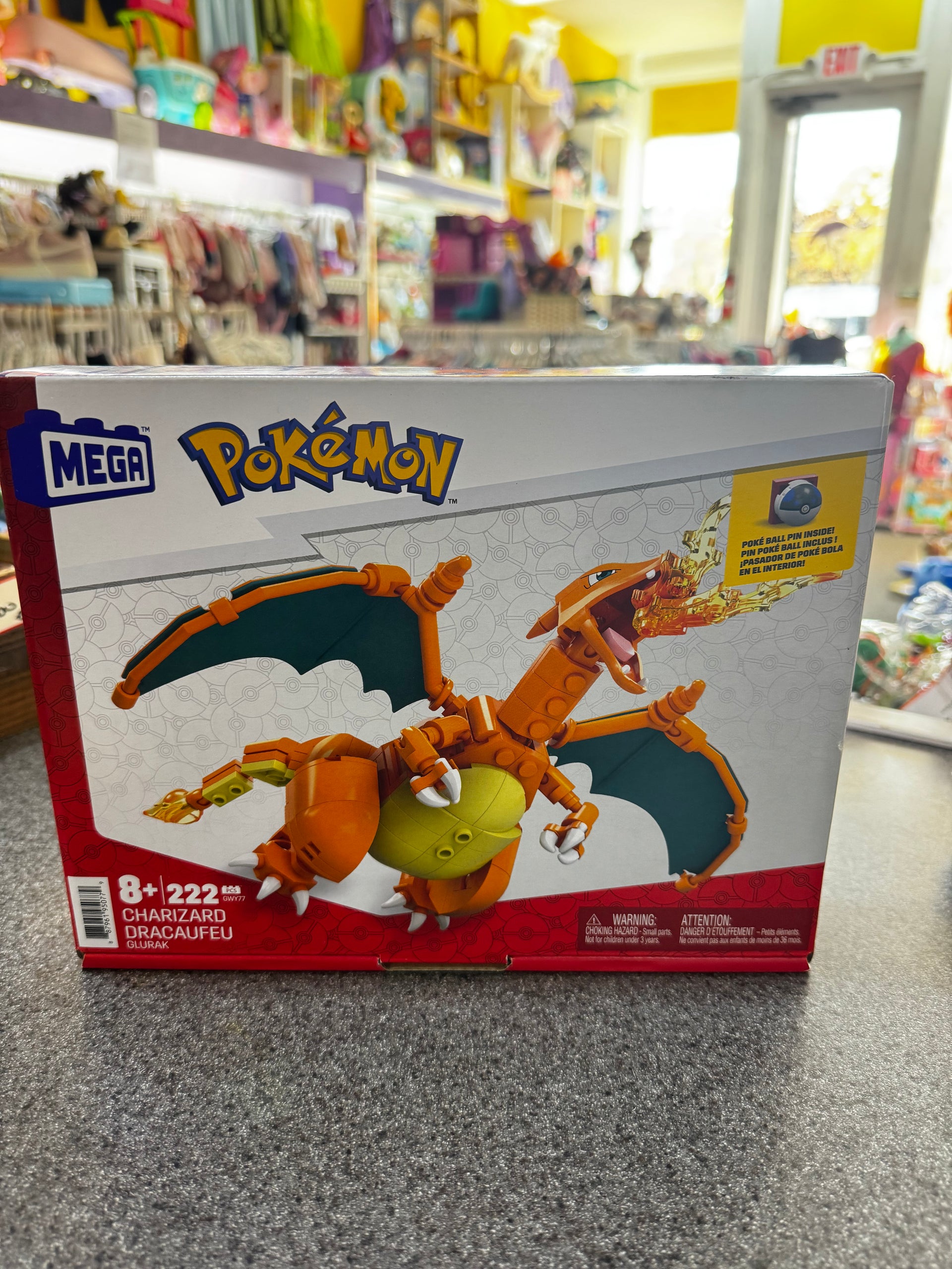New~ MEGA Pokémon Charizard Building Set (Model GWY77)