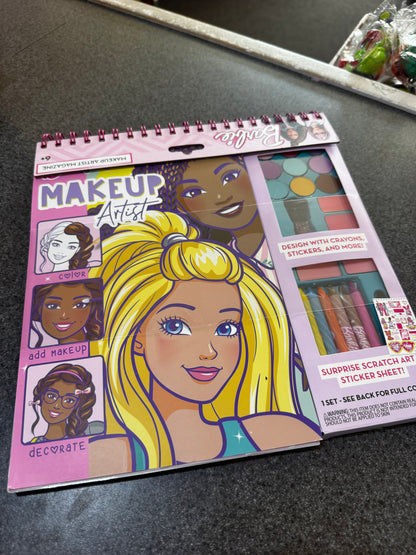 New~ Horizon Group USA Makeup Artist Magazine Kit, Barbie
Makeup Coloring Book