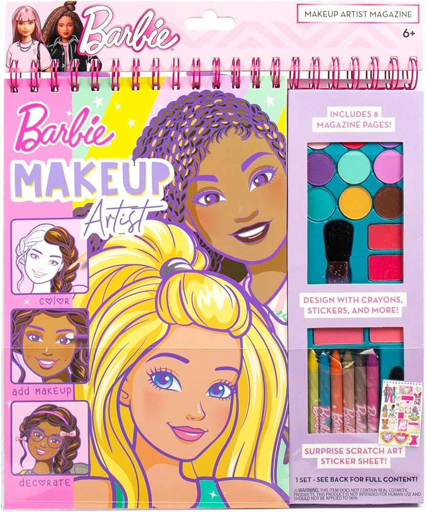 New~ Horizon Group USA Makeup Artist Magazine Kit, Barbie
Makeup Coloring Book