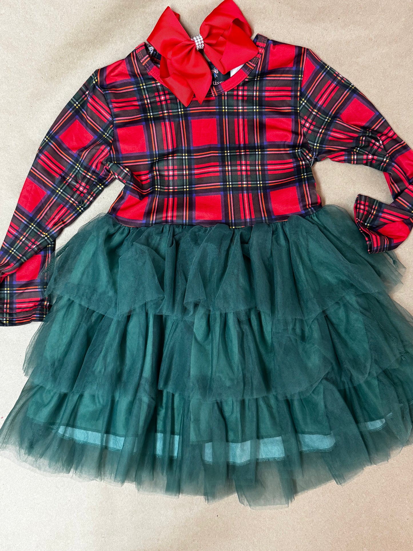 New Holiday Plaid Dress