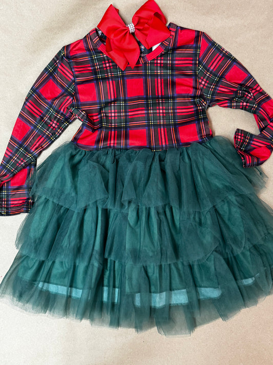 New Holiday Plaid Dress