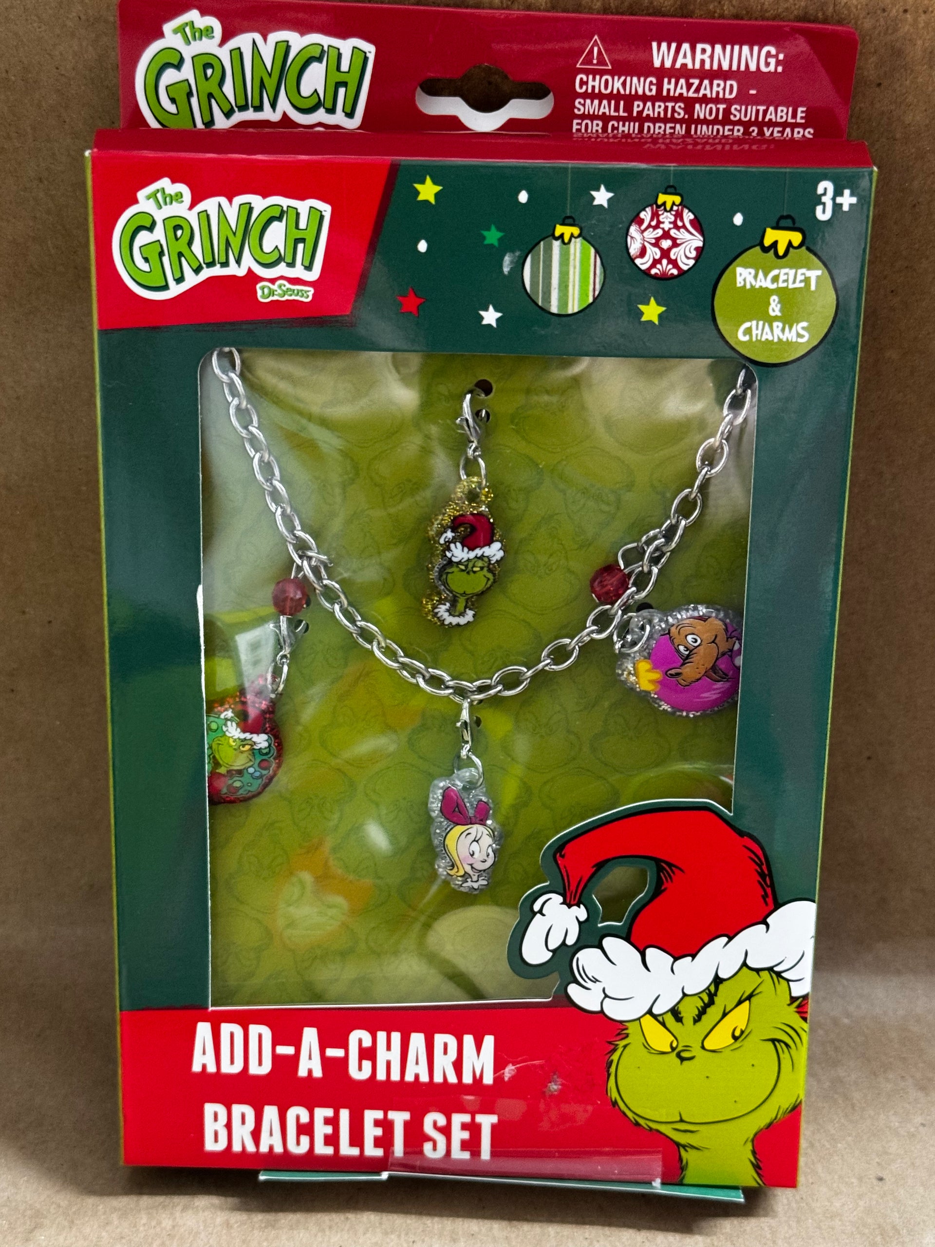 New Holiday Grinch Bracelet Set