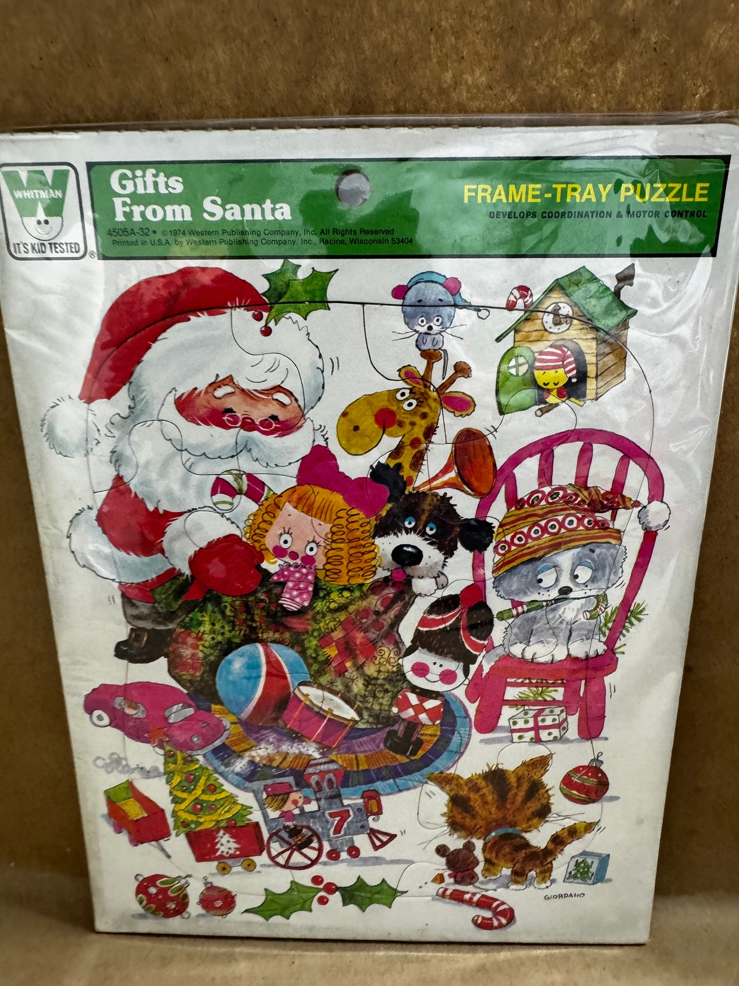 Vintage Gifts From Santa Puzzle