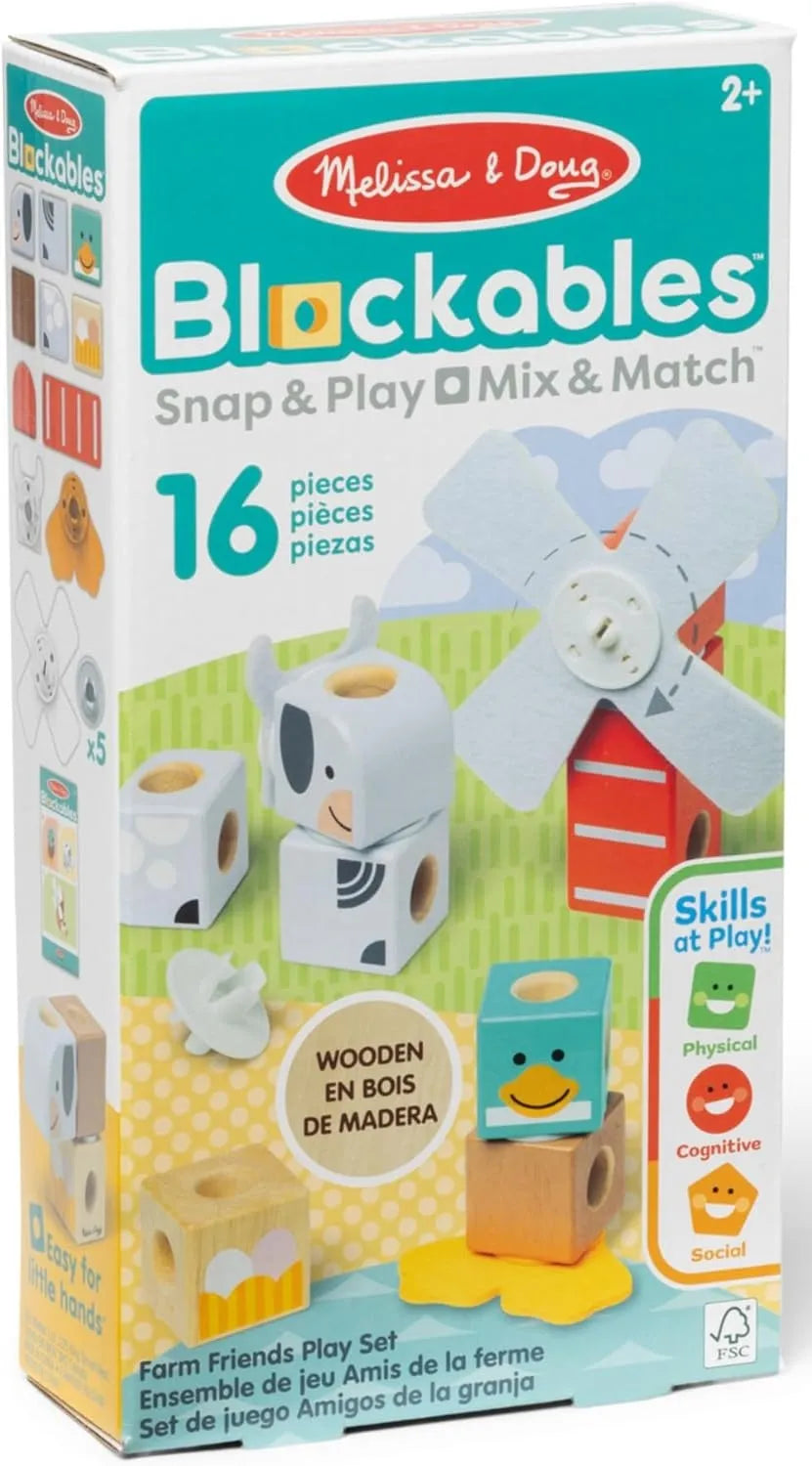 New Melissa and Doug Blockables Farm