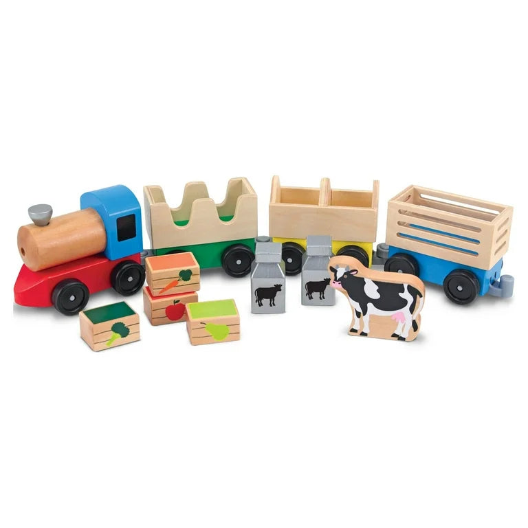 New Melissa And Doug Farm Train