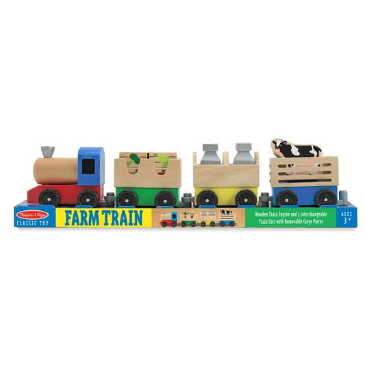New Melissa And Doug Farm Train