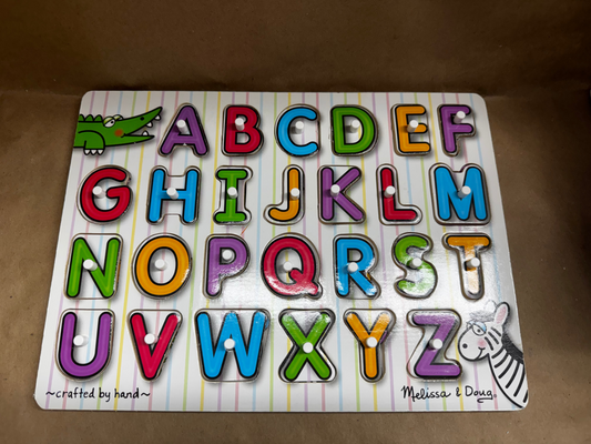 Mellissa & Doug A-Z puzzle