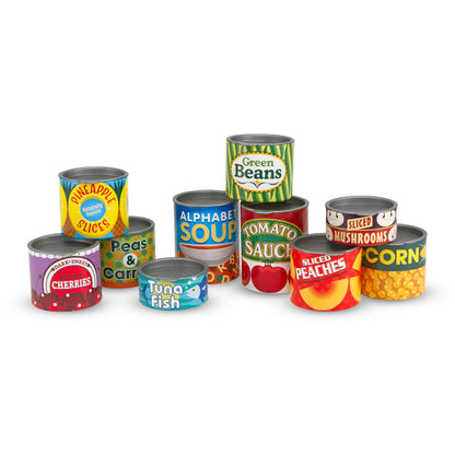 New Melissa & Doug Grocery Cans
