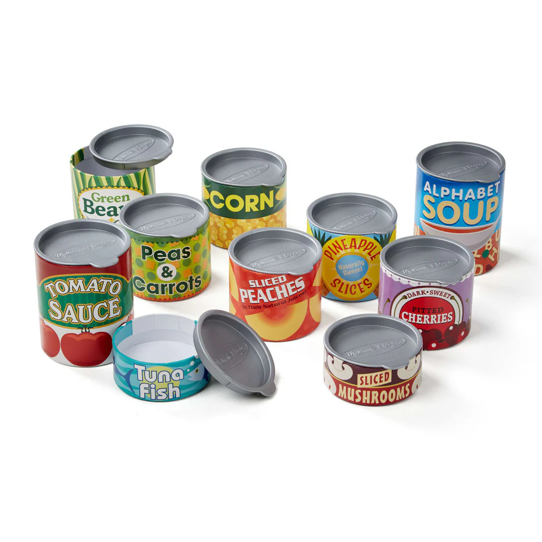 New Melissa & Doug Grocery Cans
