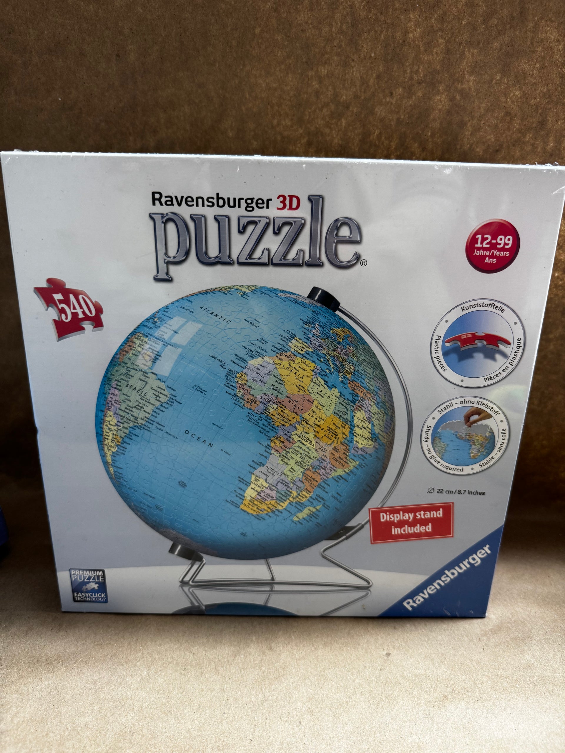 New 3D World Puzzle