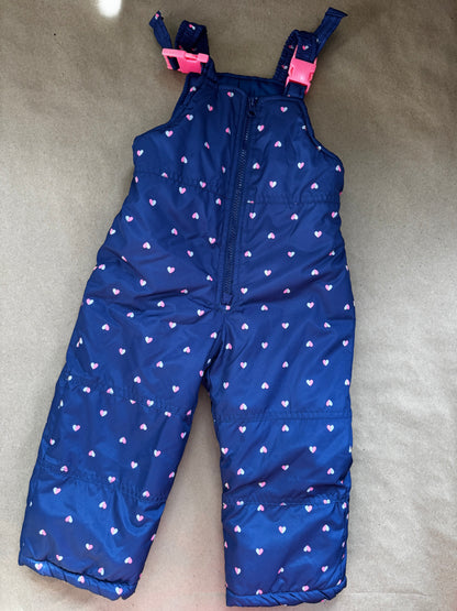 2T Carters Bib Snow Pants