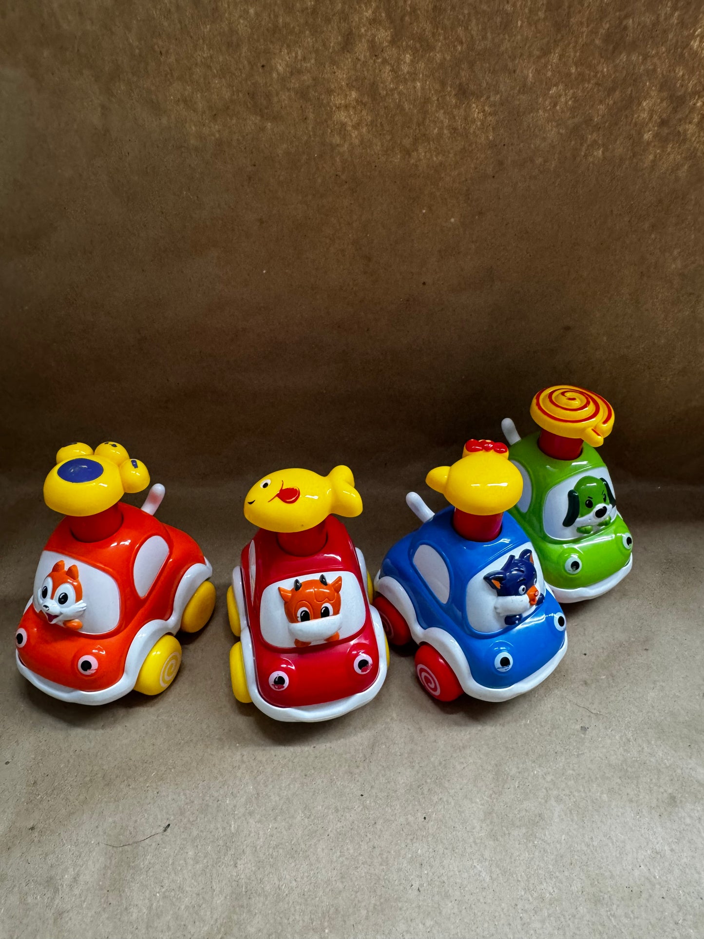 4 pc set press cars