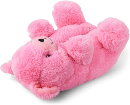 New Pink Bear Slippers