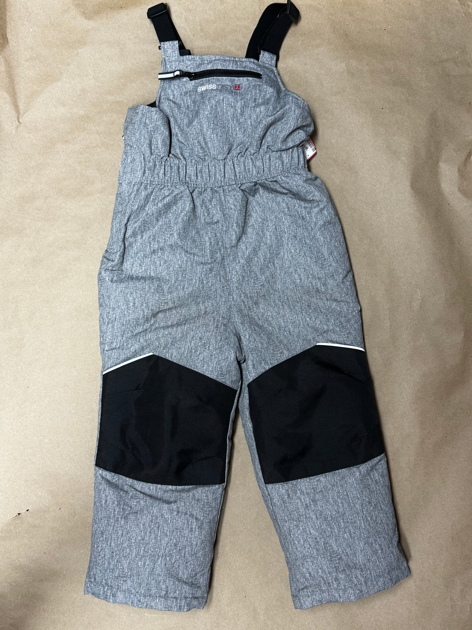 4T Swiss Tech Gray Bib SnowPants