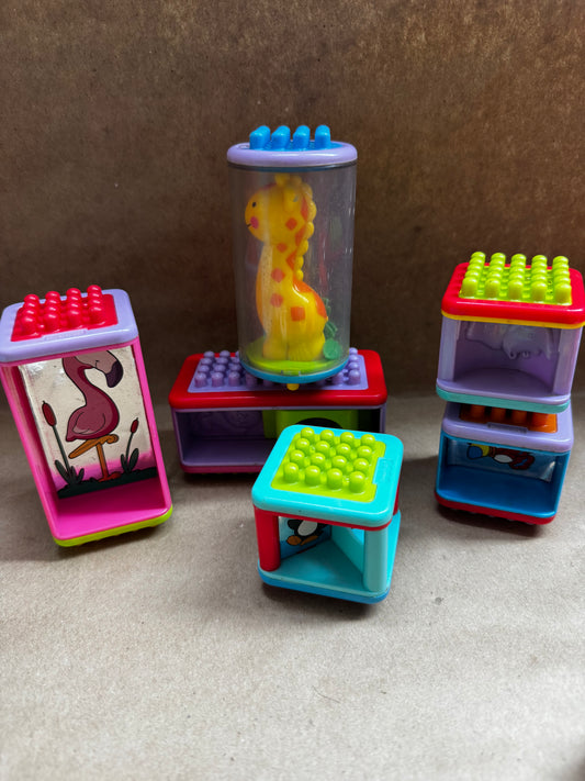 Set of Fisher-Price Peek-A-Blocks