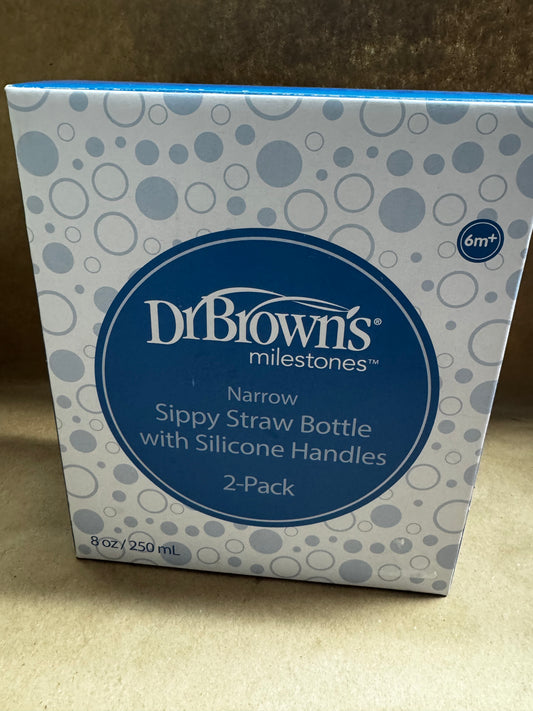 New Dr.Brown Sippy Straw Bottle