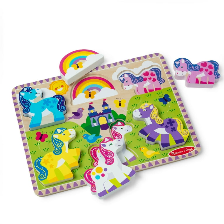 New Melissa And Doug Chunky Unicorn Puzzle