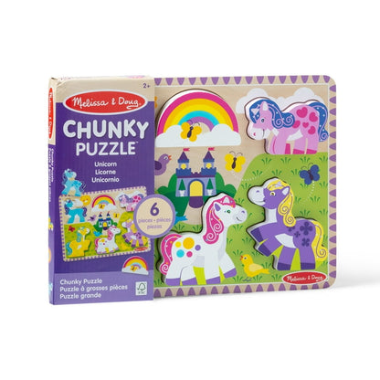 New Melissa And Doug Chunky Unicorn Puzzle